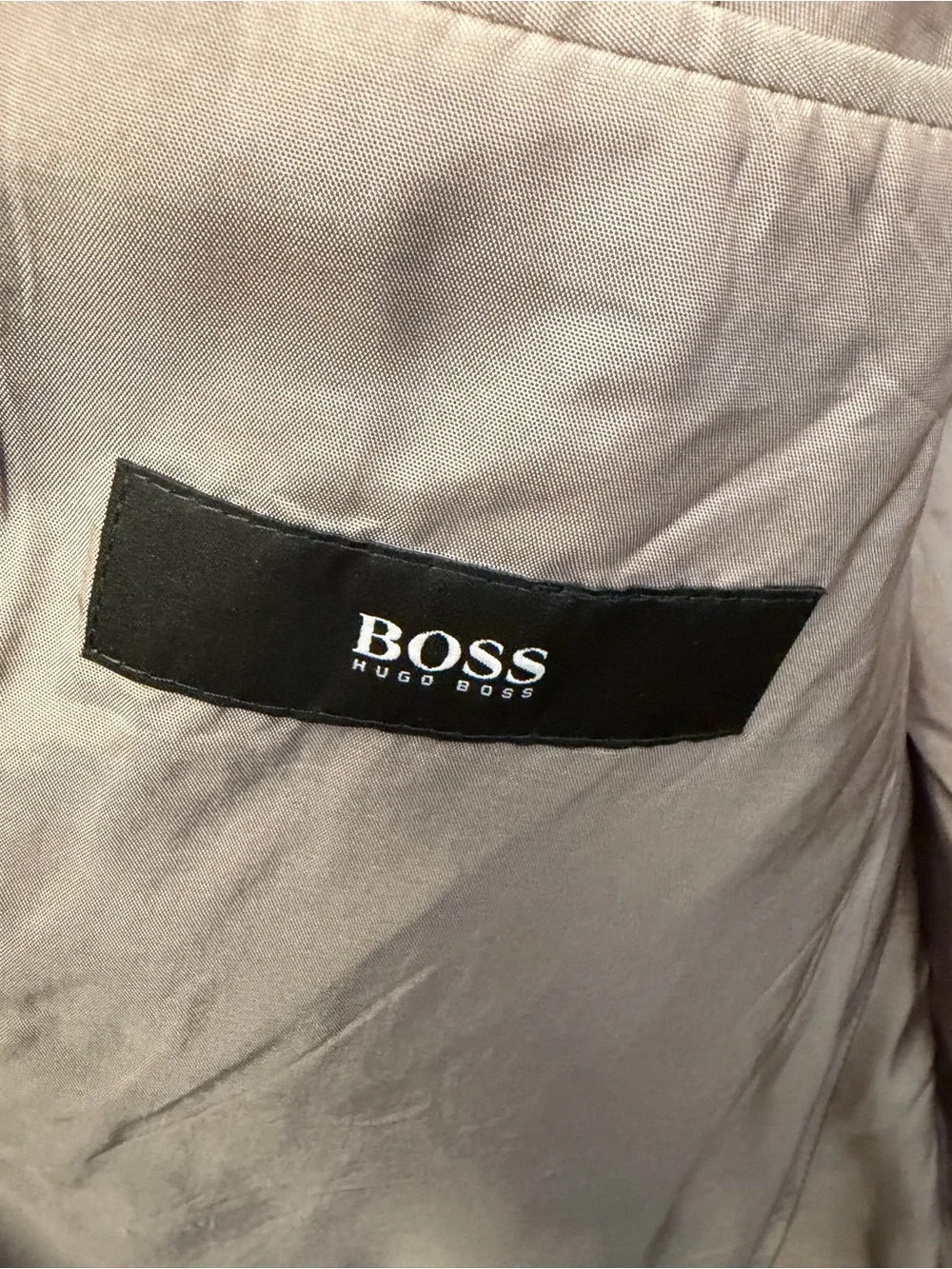 Hugo Boss Sz 44R Black Pinstripe Blazer as seen in Scorsese movie wool Y2K